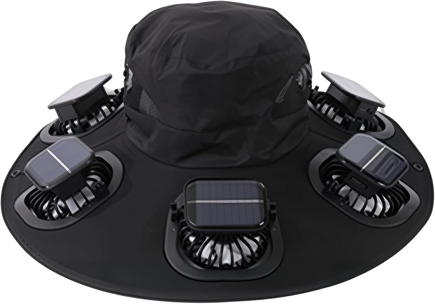 Hot 6 Fans Solar Fan Hat Breat - Fishing Hat 评论和价格