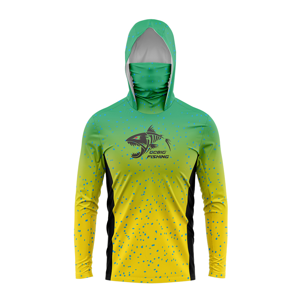UPF50+ Hooded Fishing Shirt Bu - Fishing Hoodie 评论和价格