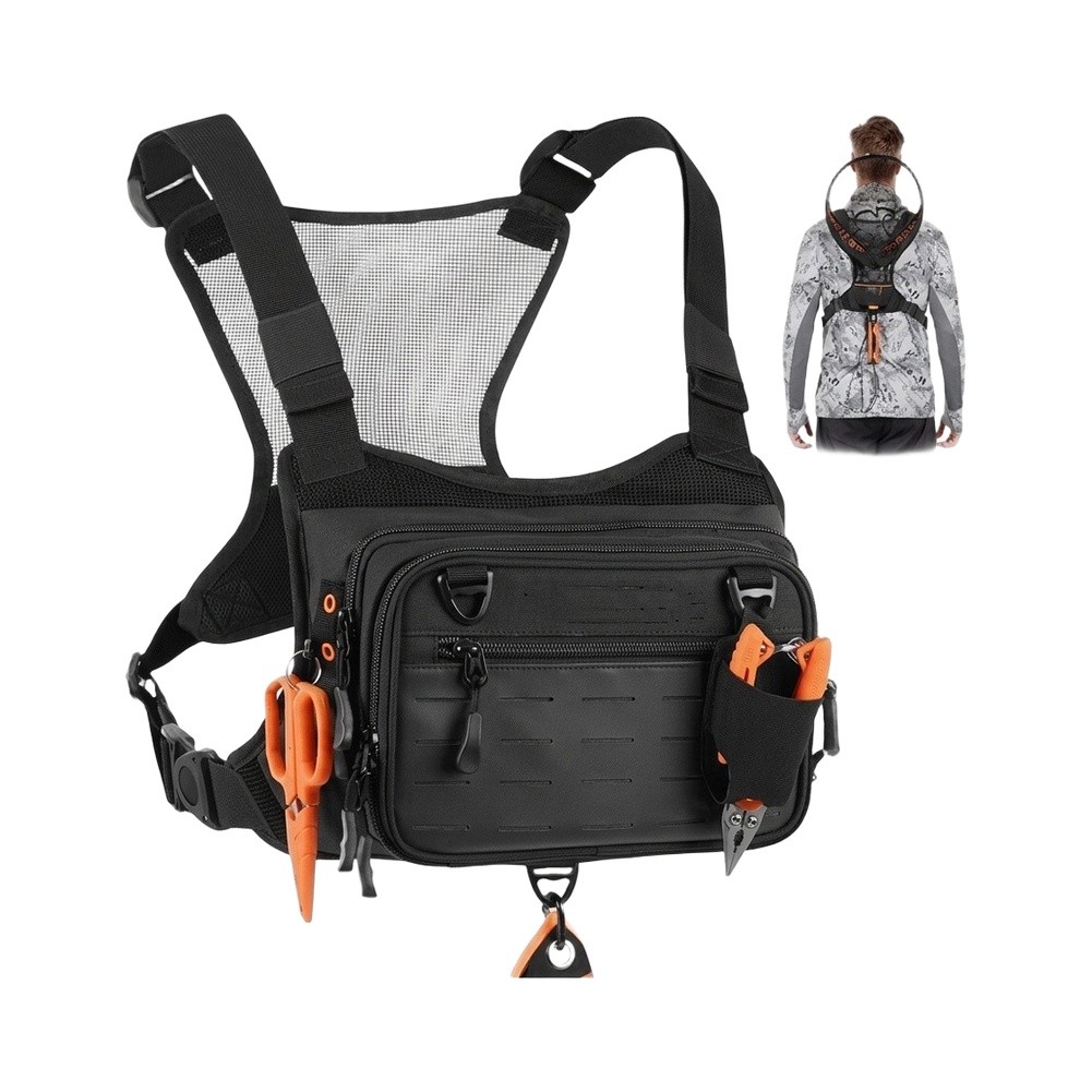 Fly Fishing Chest Pack Backpac - Fishing Vest 评论和价格