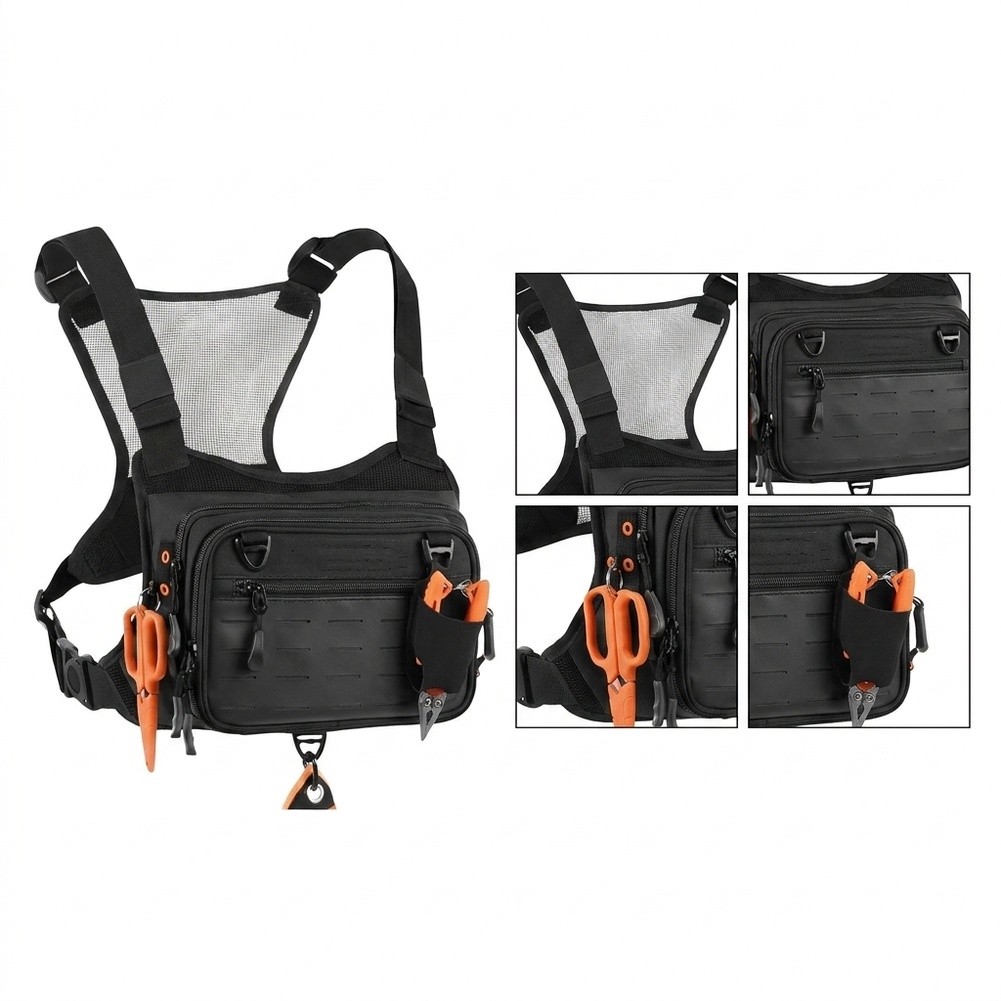Fly Fishing Chest Pack Backpac - Fishing Vest 评论和价格