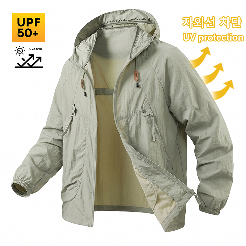 UPF50+ Men's Sun Protection Fi - Fishing Jacket Waterproof 评论和价格