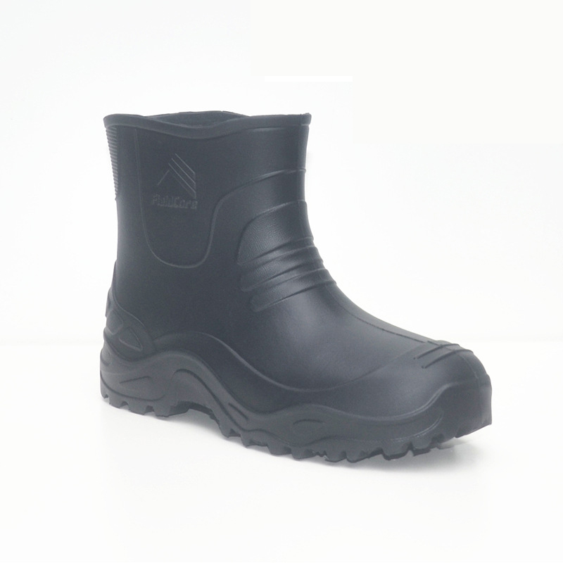 EVA  Rain Boots Men Black Ligh - Fishing Waders 评论和价格