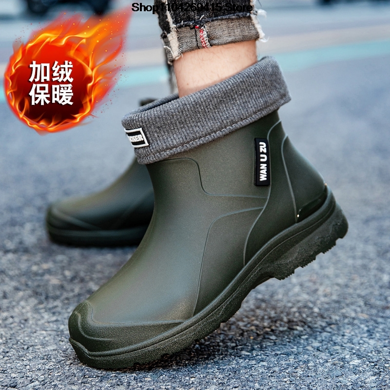 New Men's Waterproof Anti-slip - Fishing Boots 评论和价格