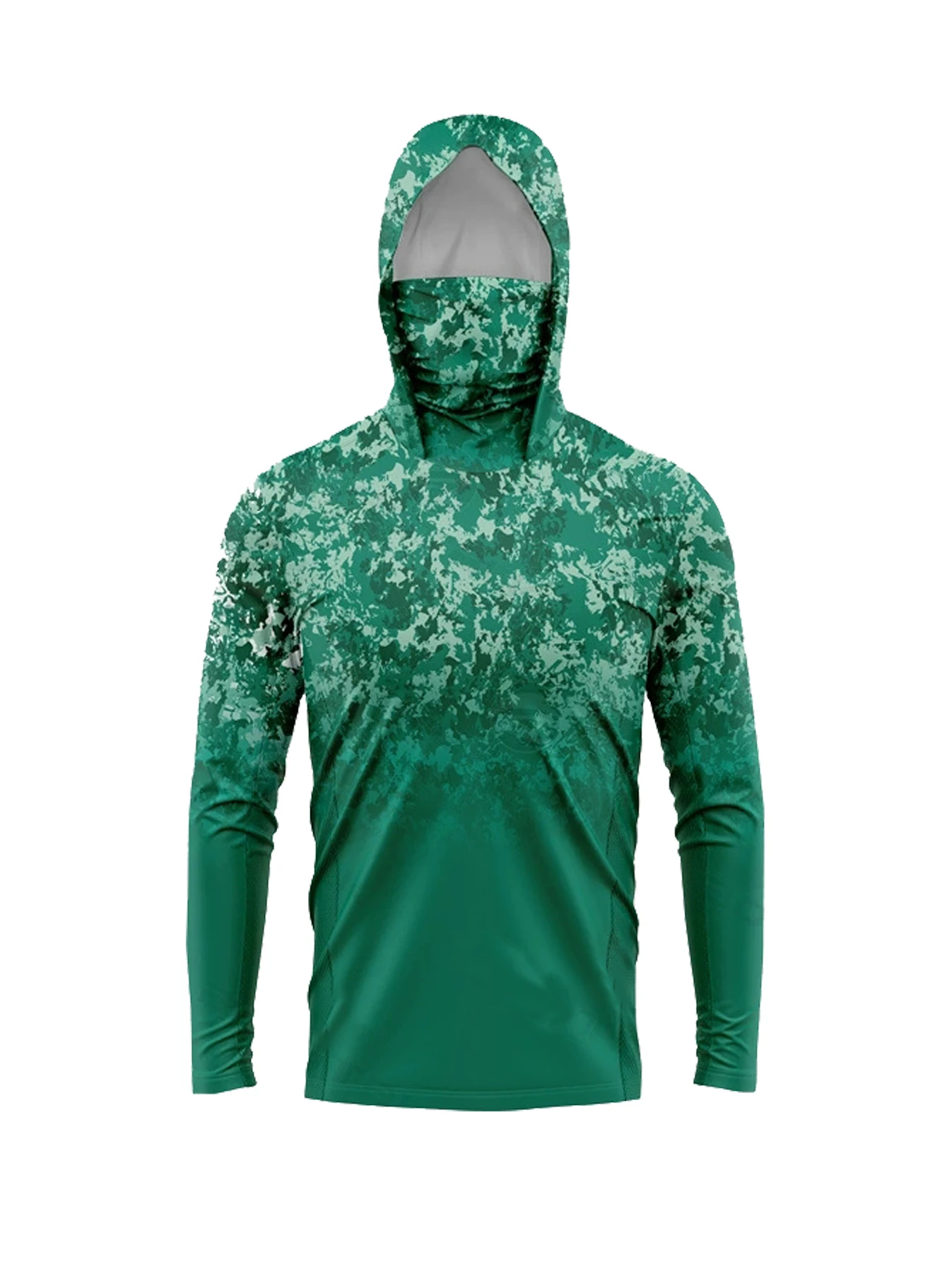 Men UPF50+ Sun Protection Fish - Fishing Hoodie 评论和价格